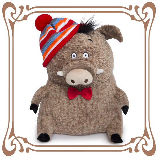 Кабан Портос в полосатом