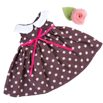 Кофейное платье