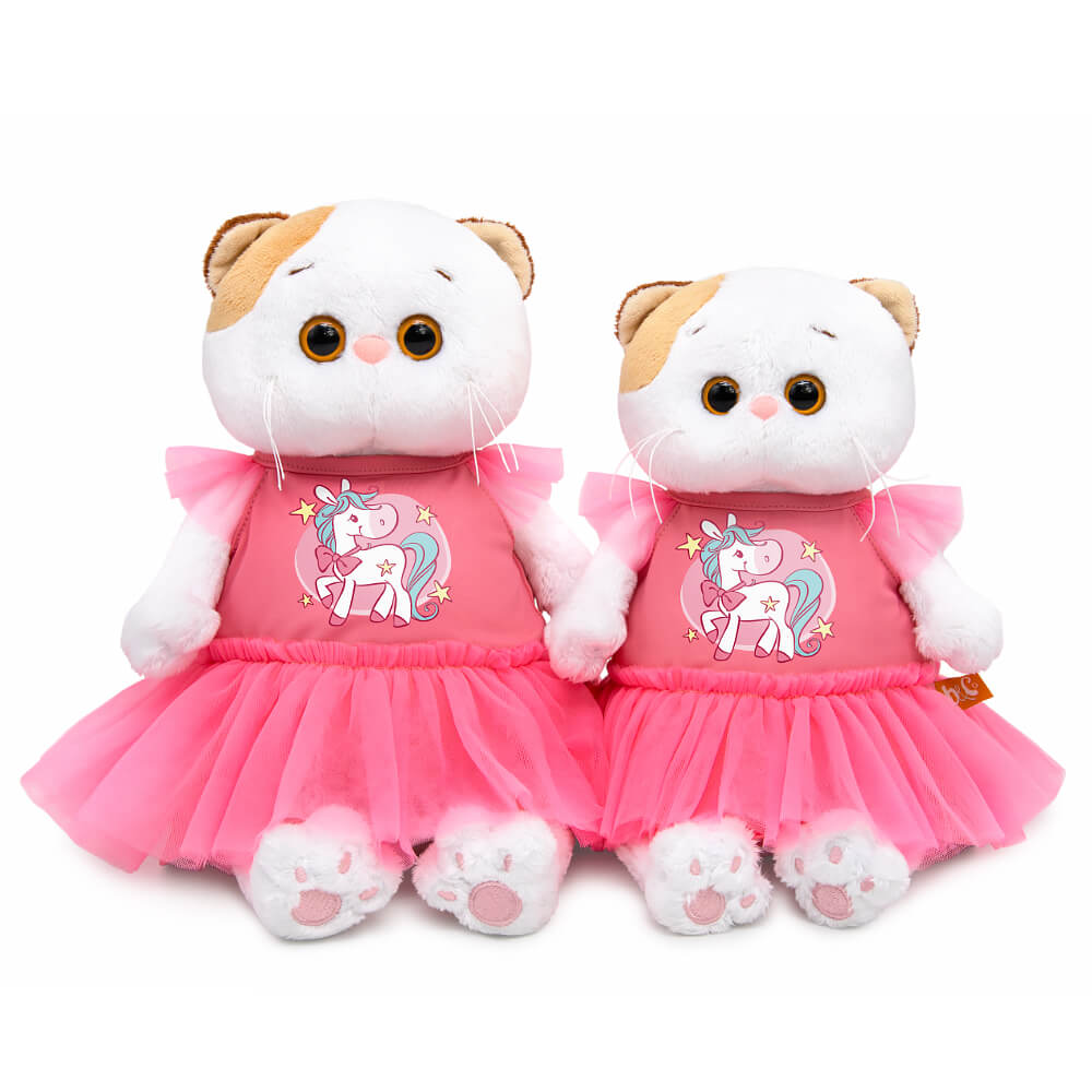 Кошечка Ли-Ли в платье с лошадкой