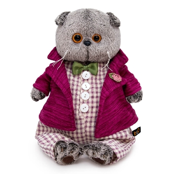 в комбинезоне и пиджаке