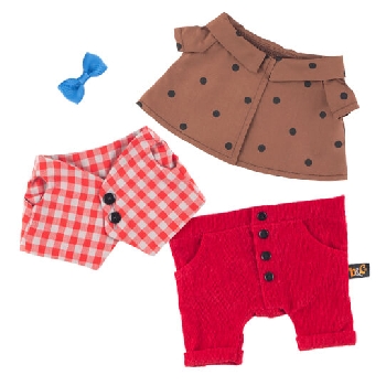 Костюм тройка с синим бантом