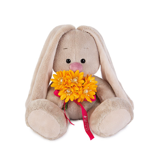 с желтым букетом