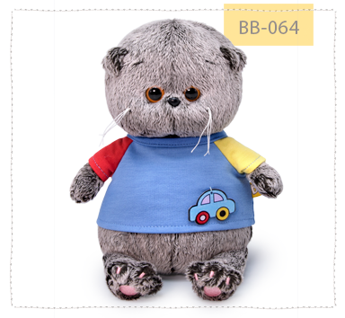 в футболке с машинкой