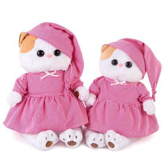 in pink pajamas in pink pajamas