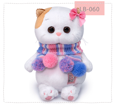 в полосатом шарфике