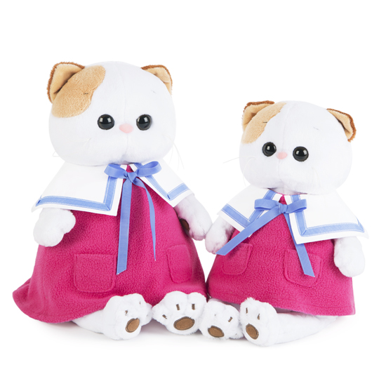 в морском платье с карманами