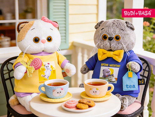 Апрель в БУДИ БАСА: Басик и Ли-Ли зовут на чаепитие!