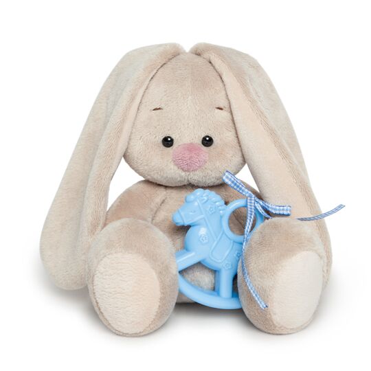 с голубой  лошадкой