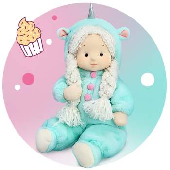 Аврора в кигуруми "Единорог" 