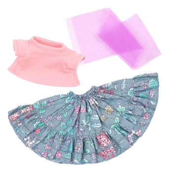 Юбка с футболкой и платок