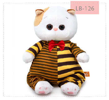 в полосатом комбинезоне