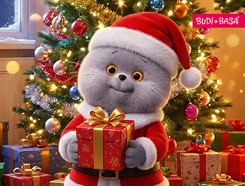 Ура! Новогодние серии мультсериала «Кот Басик» в кинотеатре ГУМа