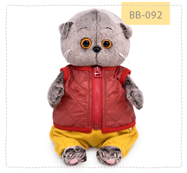 в стеганом жилете