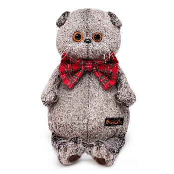 в красном банте