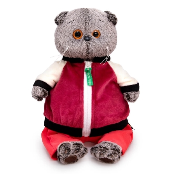 в спортивной курточке и штанах