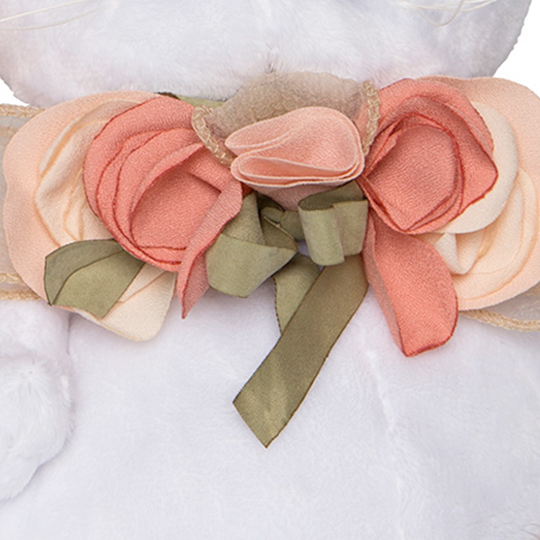 with silk flowers with silk flowers