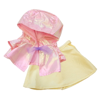 Розовый плащ и сарафан