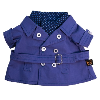 Темно-синий плащ и галстук