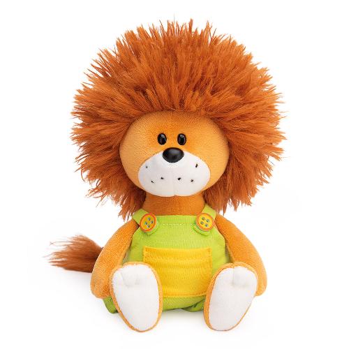 Львёнок Лью в комбинезоне с желтыми пуговицами