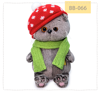 в шапке мухомор