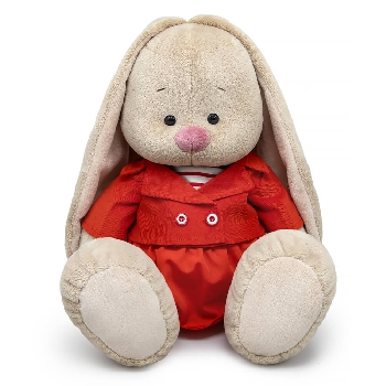 большой в коралловом костюме