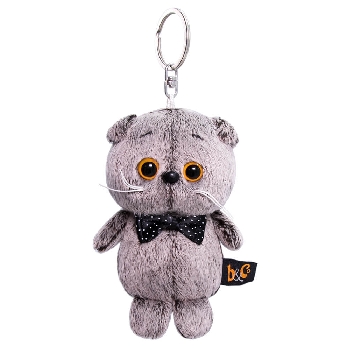 Кот Басик брелок с бантиком