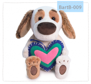 с сердечком из флиса