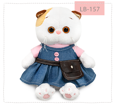 Кошечка Ли-Ли baby в сарафане "Деним"