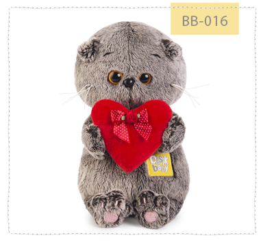 с красным сердечком