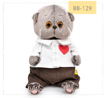 в рубашке с сердечком