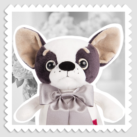 Моня с серым бантом