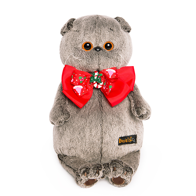 в новогоднем  банте