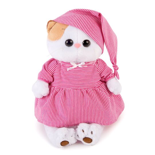in pink pajamas in pink pajamas