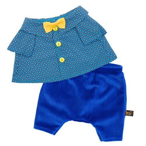 Рубашка с ромбами и брюки