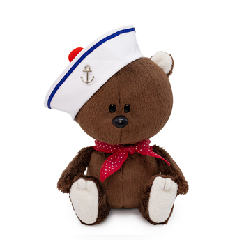 Медведь Федот в морском берете с якорем