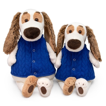 в жилете с косами