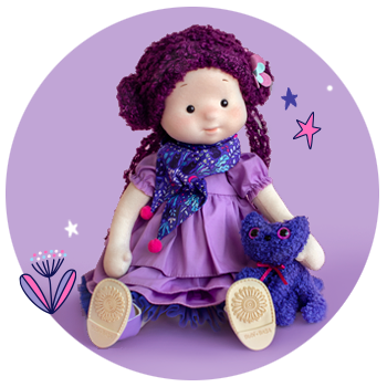 Тиана с кошечкой Черничкой