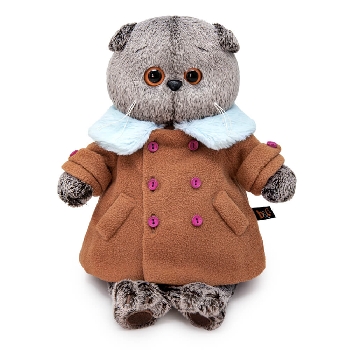 в флисовом пальто