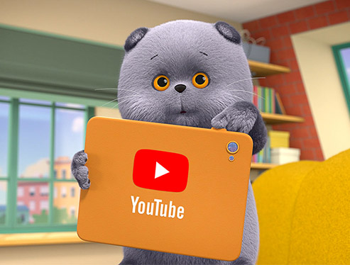 Мультфильм «Кот Басик» теперь на YouTube!