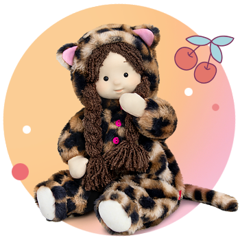 Тиана в кигуруми "Леопард"