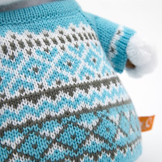 in a sweater in a sweater