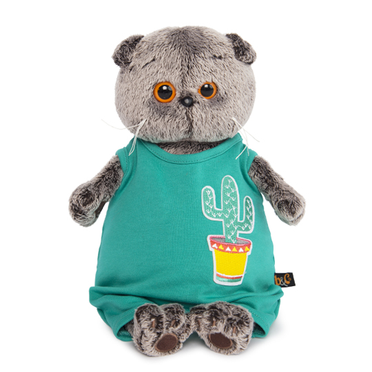 в изумрудном комбинезоне с кактусом