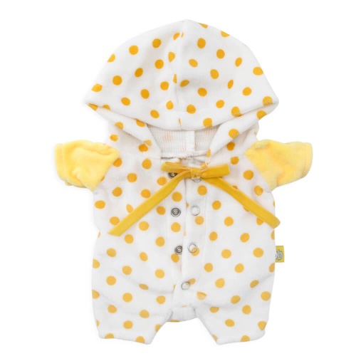 Комбинезон в желтый горох