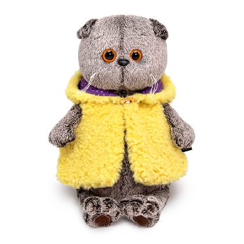 в жилете с капюшоном