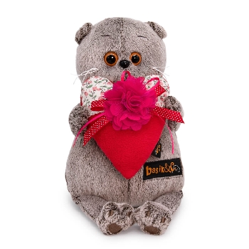 с сердцем из флиса и ситца