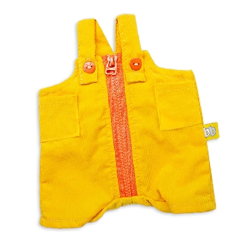 Желтый вельветовый комбинезон