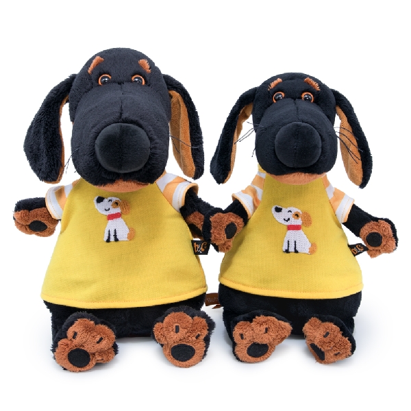 в футболке с собачкой