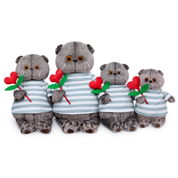 Басик с сердцем из фетра