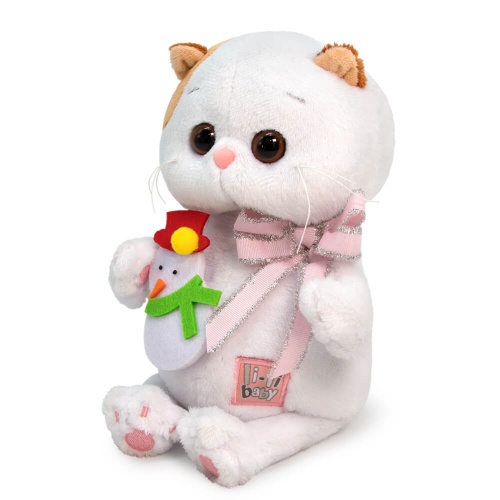 с игрушкой Снеговик