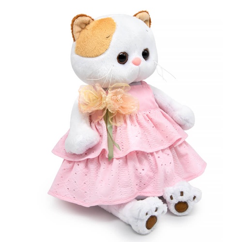 в сарафане с цветами